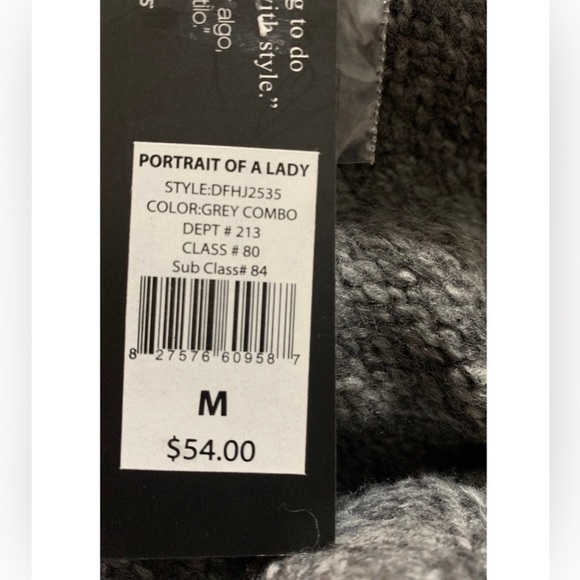 DAISY FUENTES dark powder blue button down cardigan sweater, size L - Picture 12 of 12